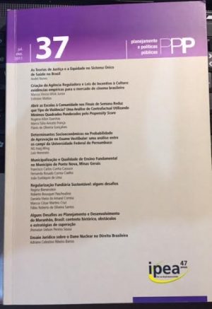 Planejamento e Políticas Públicas 37